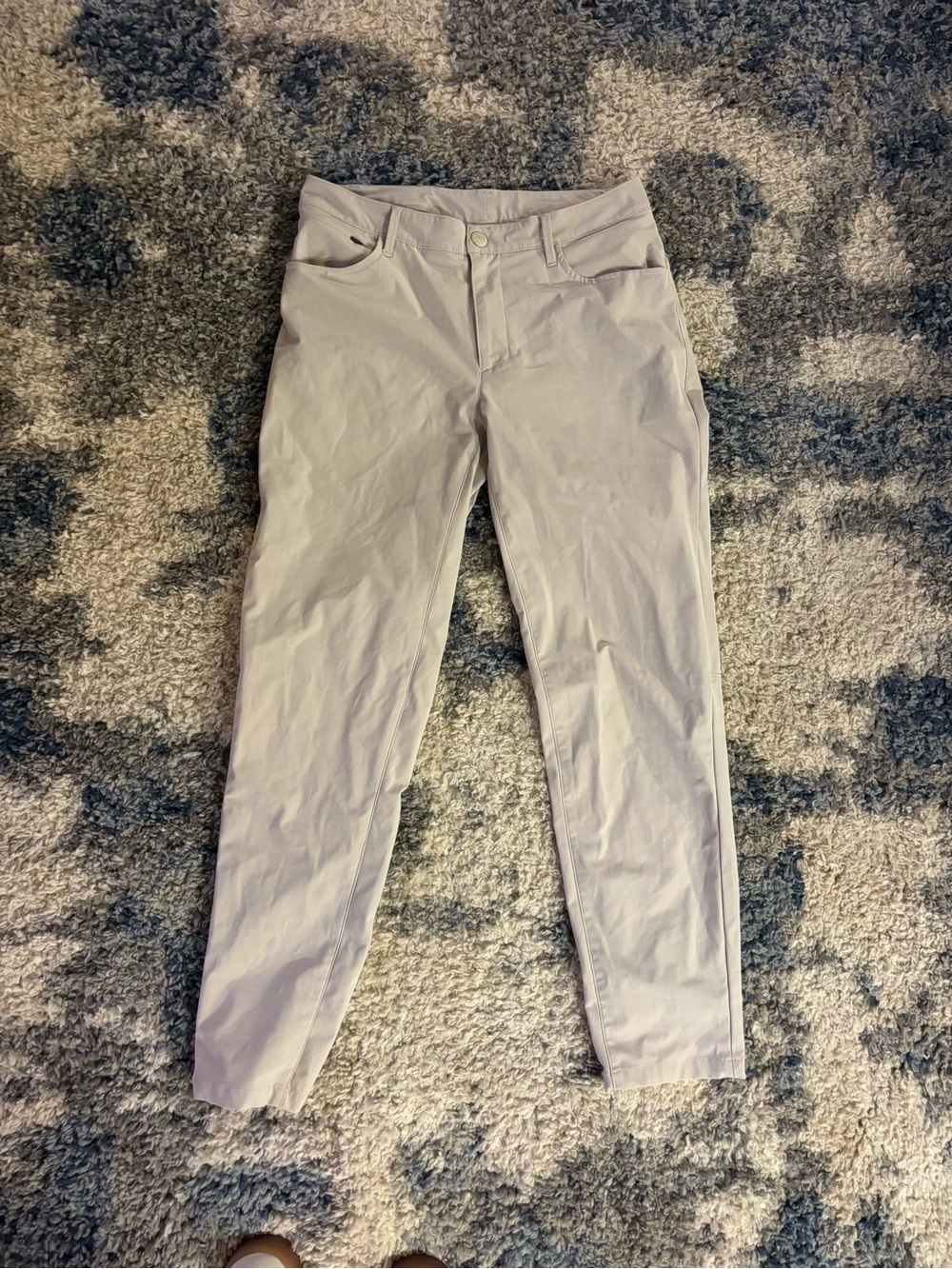 all in motion Pale Gray Stretch Chino Pants